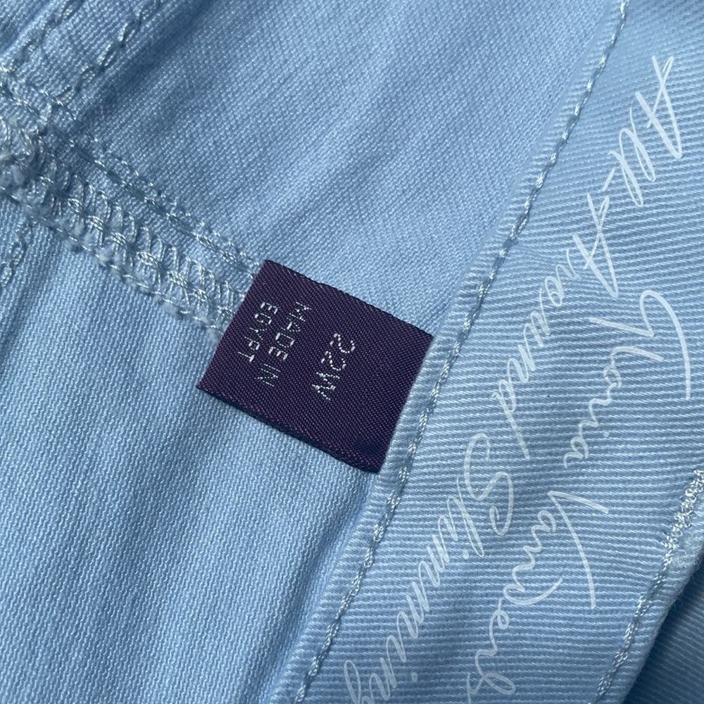 Gloria Vanderbilt Amanda denim short slimming panel blue breeze 22W - Picture 11 of 16
